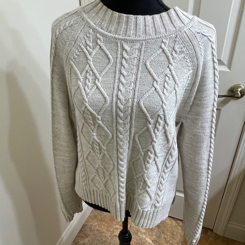 Gap, cable knit sweater